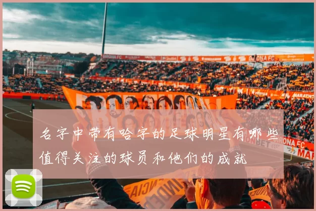 名字中带有哈字的足球明星有哪些值得关注的球员和他们的成就